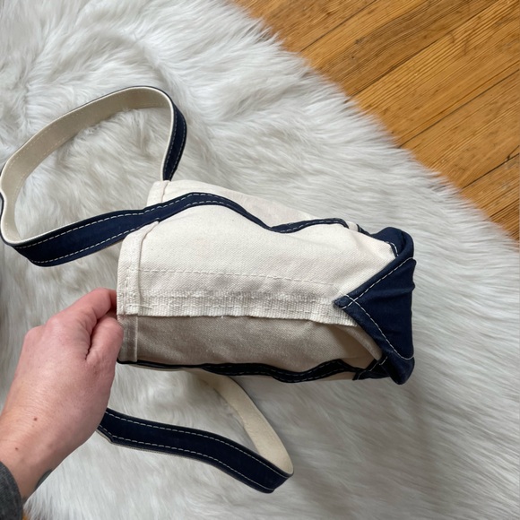 L.L. Bean vintage USA made small boat and tote long handle bag - Picture 12 of 14